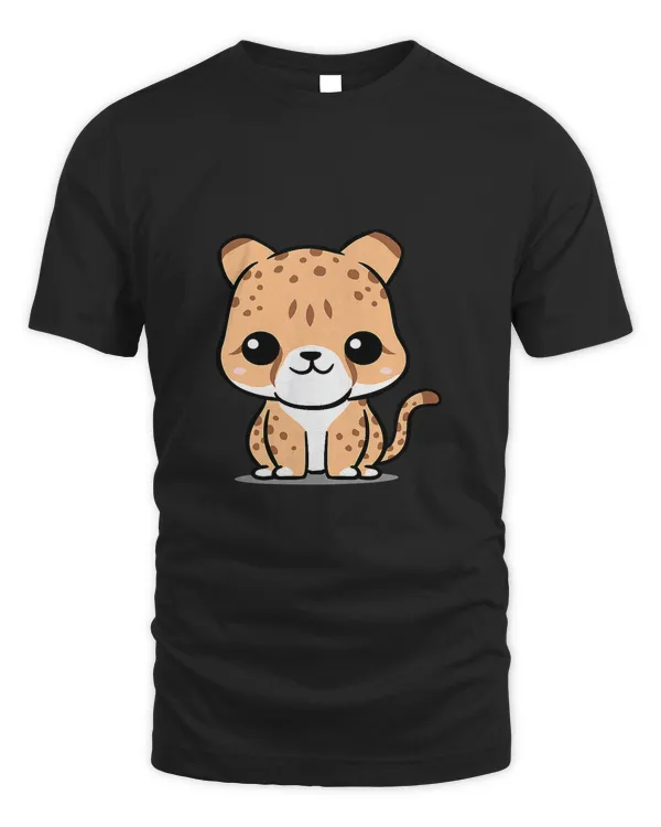Chibi Kawaii Cheetah Wildlife Savana Animal Lover 126