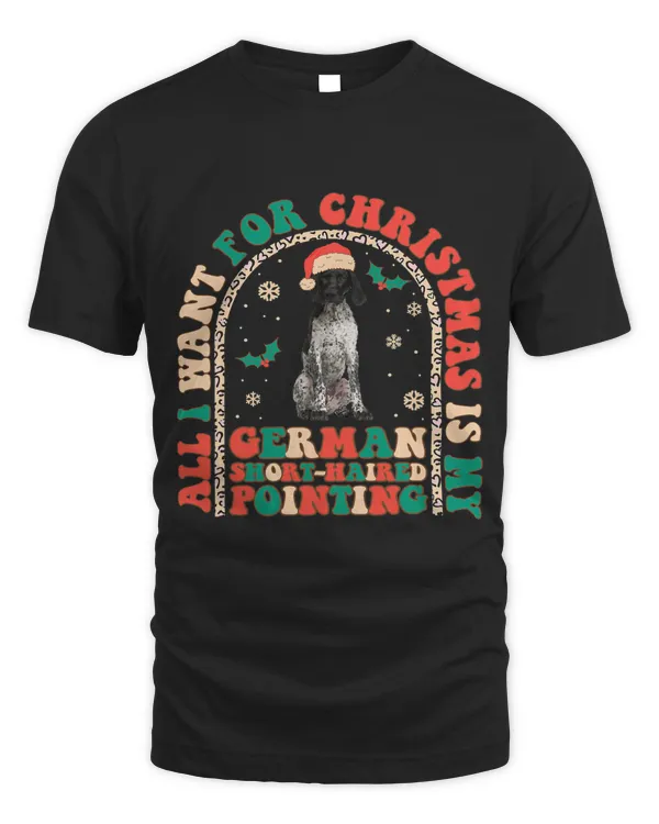 Retro All i want for Christmas is my German ShortHaired299