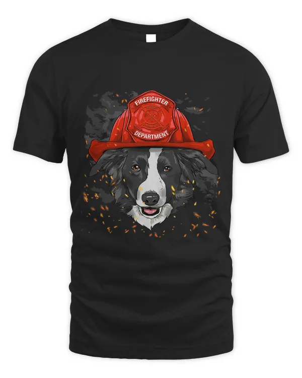 Border Collie Firefighter Border Collie Dog Lover 753