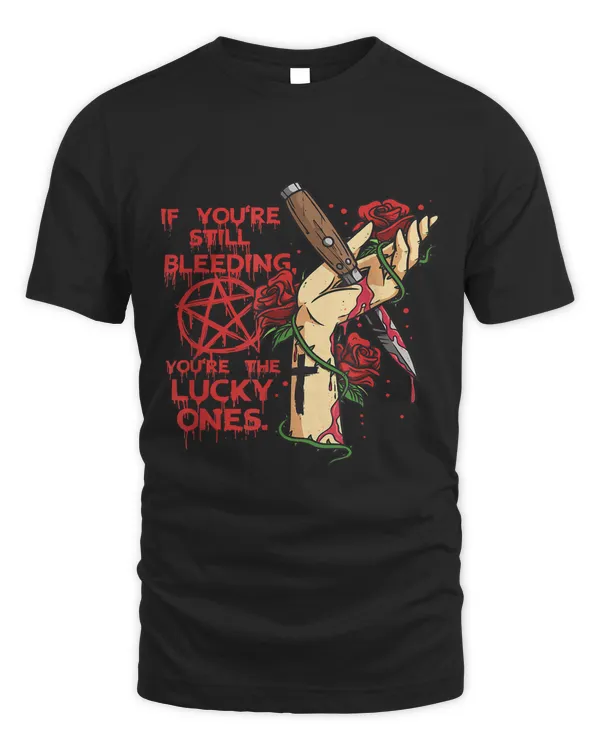 Still Bleeding Pentagram Rose Heartbroken Break Up Emo Punk 121