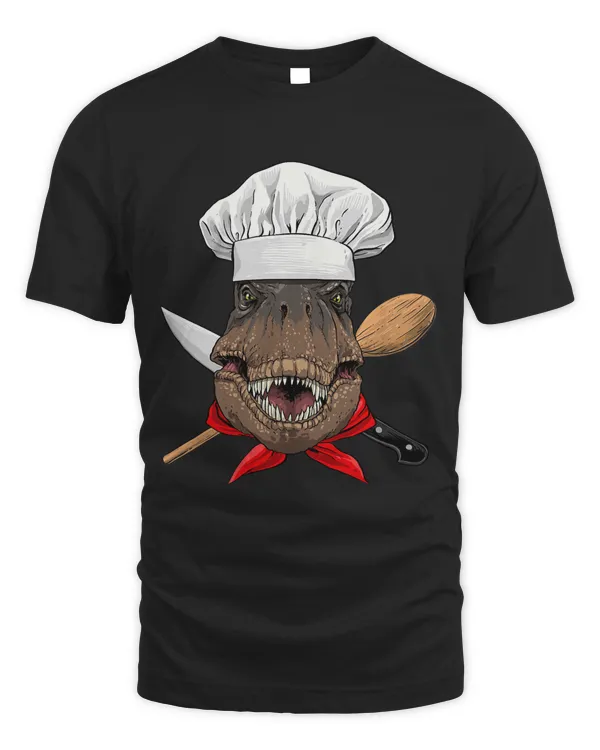 TRex Chef Dinosaur TRex Tyrannosaurus Cooking Lover 276