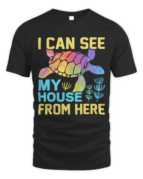 Turtle I Can See My House From Here Sea Turtle Apparel Turtle Ocean