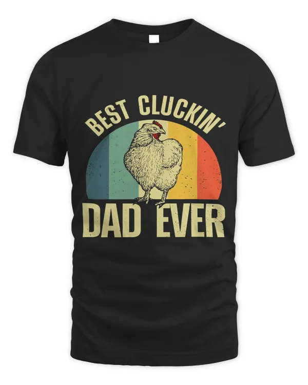 Funny Chicken Design For Dad Men Chicken Farmer Farm Lover339