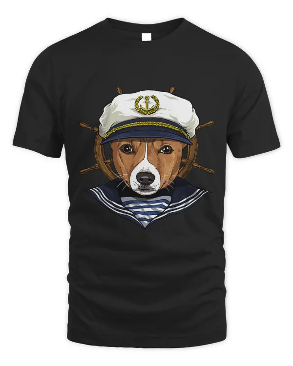 Basenji Sailor Boat Captain Basenji Dog 155