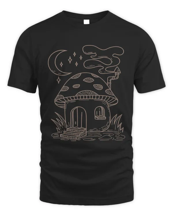 Mushroom House Cottagecore Aesthetic Fungus Mycology Lover 86