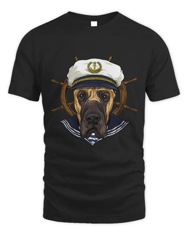 Great Dane Sailor Boat Captain Great Dane Dog 138