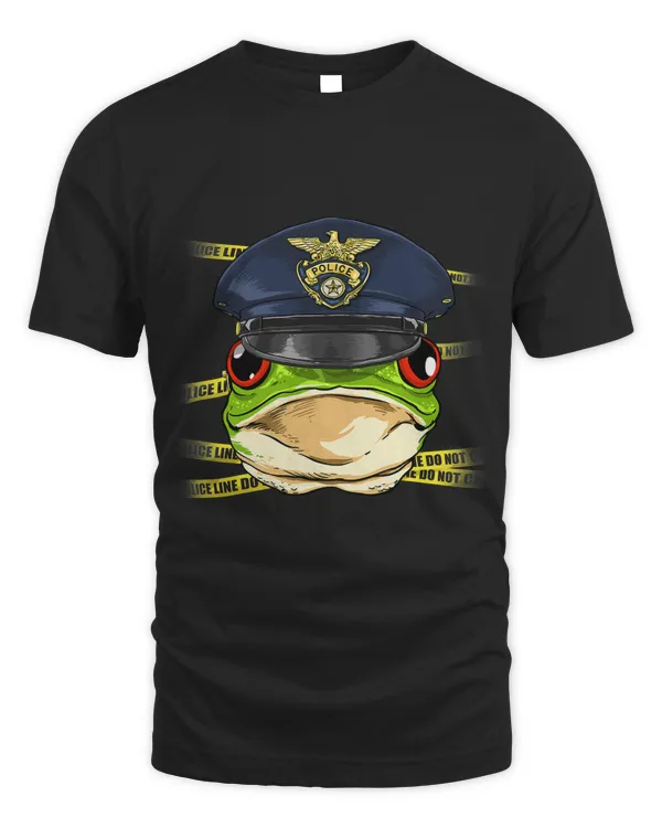 Frog Police Pond Frog Amphibian Animal Lover 60