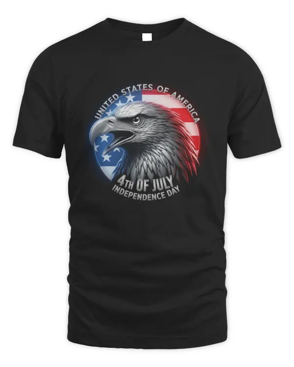 United States Of America 4th Of July Independence Day Eagle T-Shirt