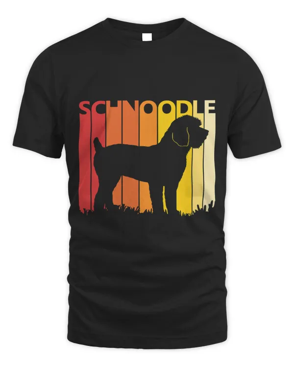 Retro Schnoodle Dog Merry Christmas Gift393