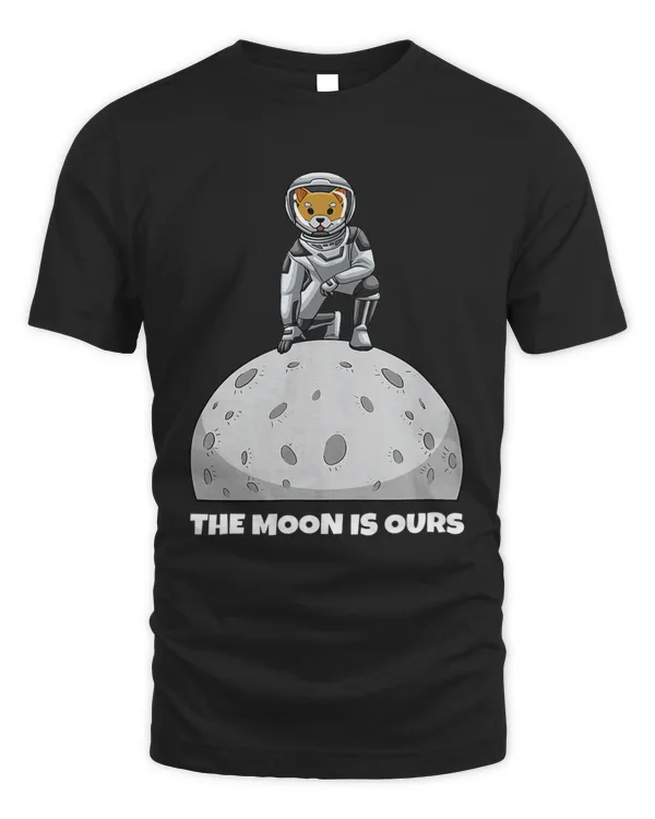 Shiba Inu Dogecoin Moon Is Ours Crypto Coin Token Graphic 88