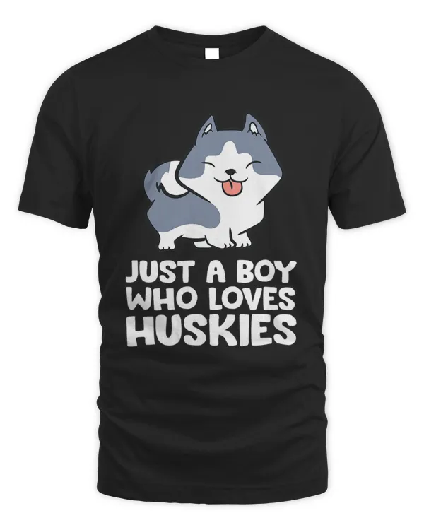 Siberian Husky Boy Just a Boy Who Loves Huskies 274