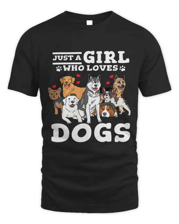 Siberian Husky Dog Just a Girl Who Loves Dogs
