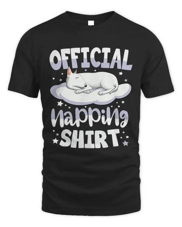 Sleeping Bull Terrier Dog Lover Official Napping 75