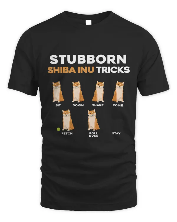 Stubborn Shiba Inu Tricks Pet Training Dog Owner Humor Gift 399