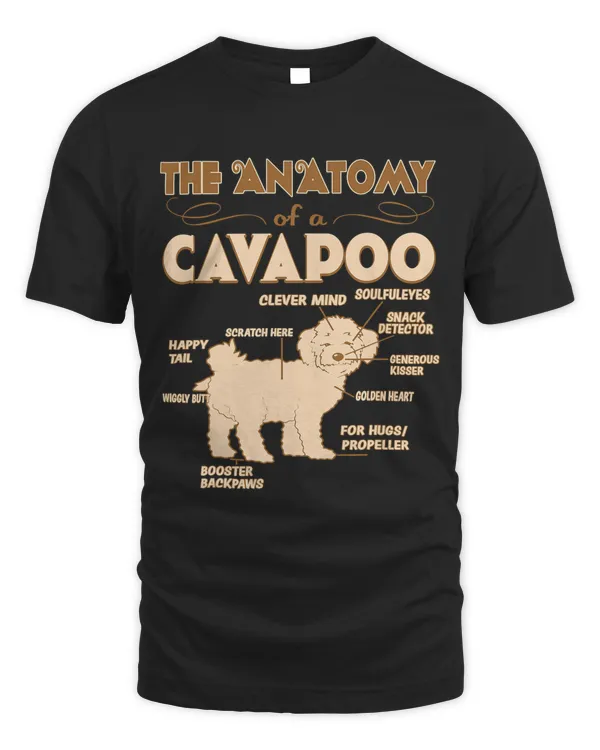 The Anatomy Of Cavapoo Pet Lovers Gift T631