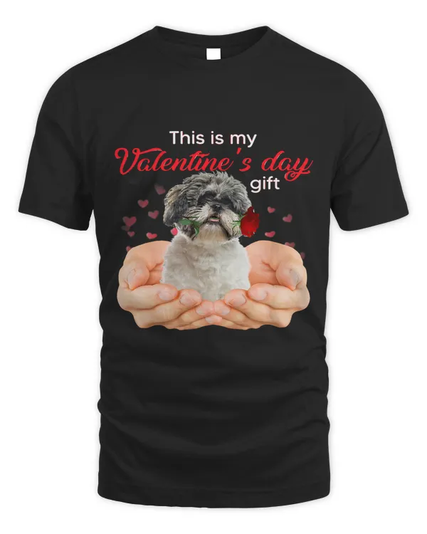 Cute Shih Tzu This Is My Valentines Day Pajama