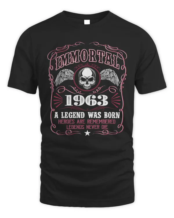 IMMORTAL A LEGEND WAS BORN HEROES ARE REMEMBERED LEGENDS NEVER DIE T-SHIRT, VINTAGE T-SHIRT, BIRTHDAY T-SHIRT, GIFT T-SHIRT, CUSTOM T-SHIRT