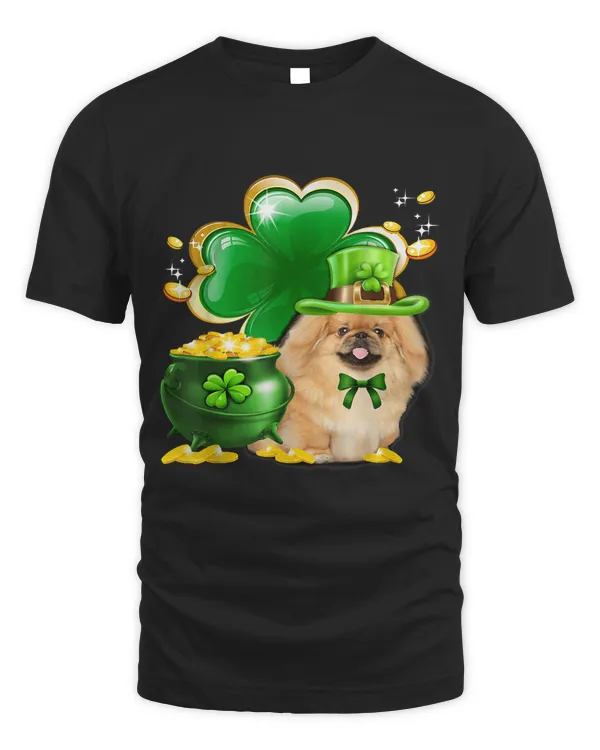 Pomeranian Dog Shamrock St Patricks Day Dog Irish Gift