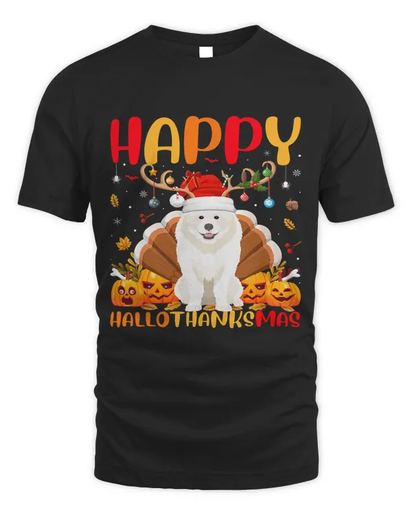 Funny Samoyed Dog Lover Happy Samoyed HelloThanksMas