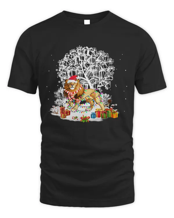 Lion Lighting Xmas Tree Gift Lion Christmas Tree49