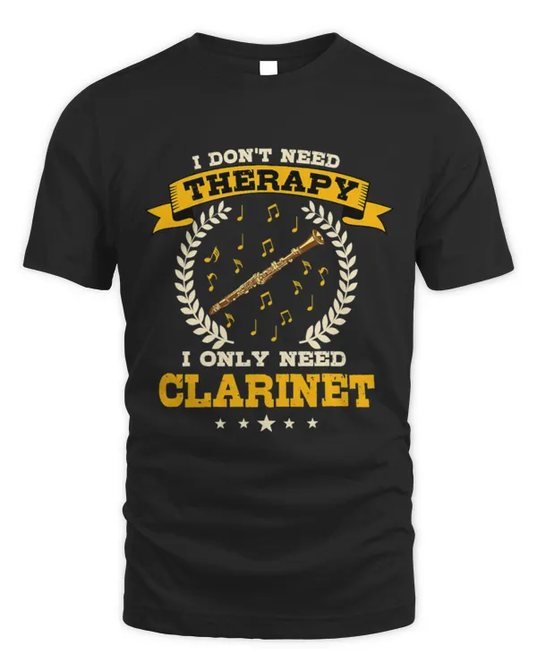 Funny Clarinet Therapy Gift Clarinetist 3