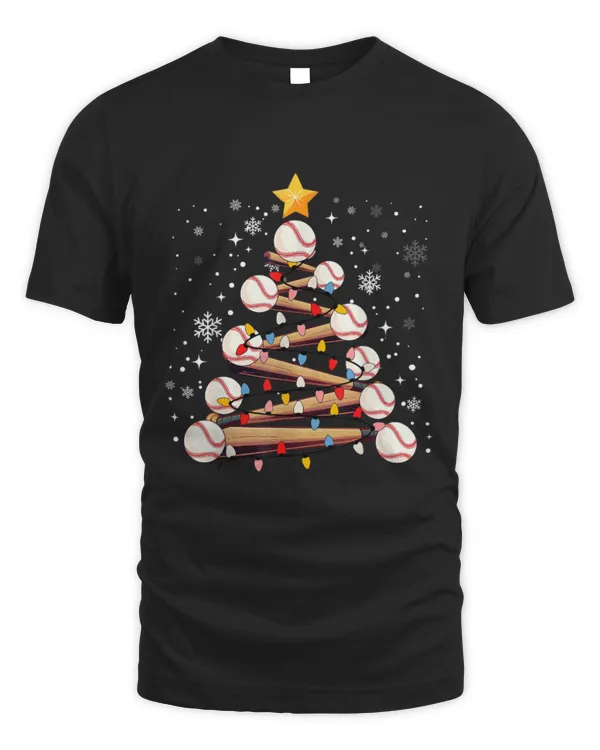 Baseball Christmas Tree Light Xmas Baseball Boys