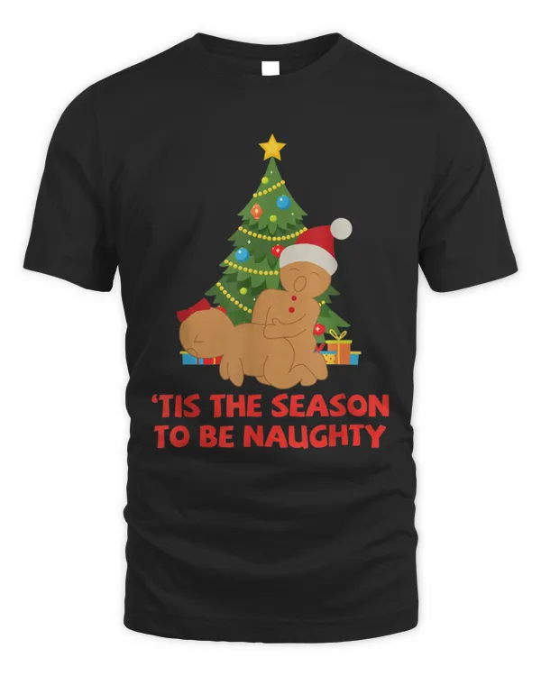 Tis The Season To Be Naughty Gingerbread Couple Christmas (1)