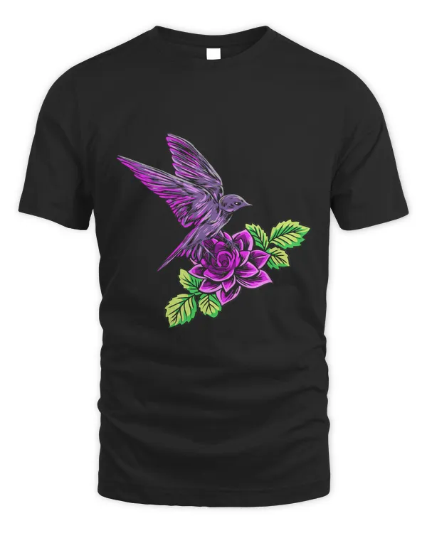 Aesthetic Flower Bird Pastel Goth Birder Flower 180