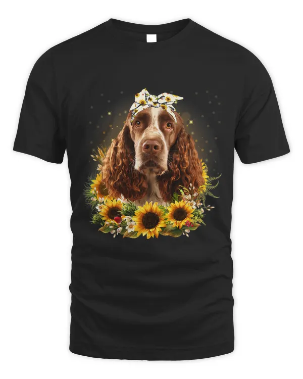 Sunflower English Springer Spaniel Dog Mothers Day For Women