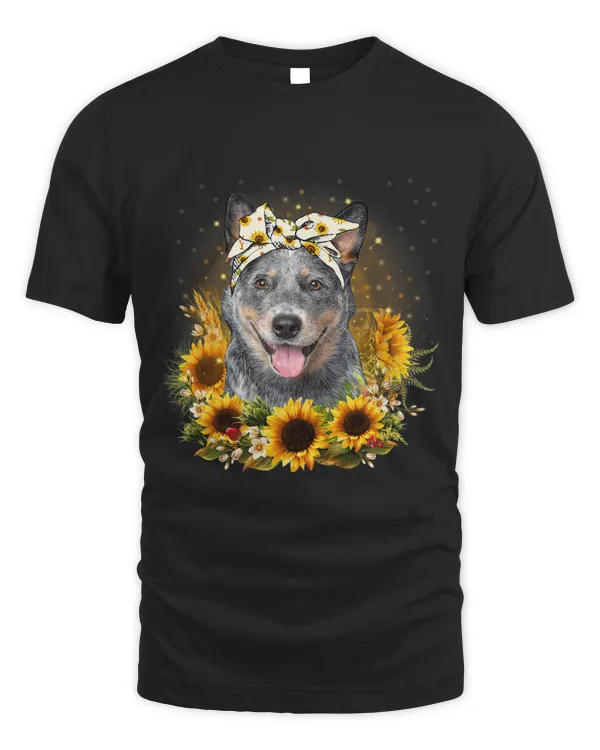 Sunflower Australian Cattle Dog Mothers Day For Women