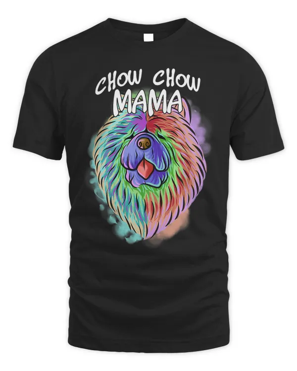 Colorful Pop Art Portrait Chow Chow Dog Mom Mothers Day