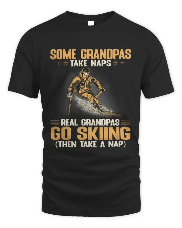 Skiing - Some Grandpas Take Naps