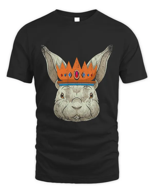 Cute Bunny Pet Animal Lover Crown Rabbit