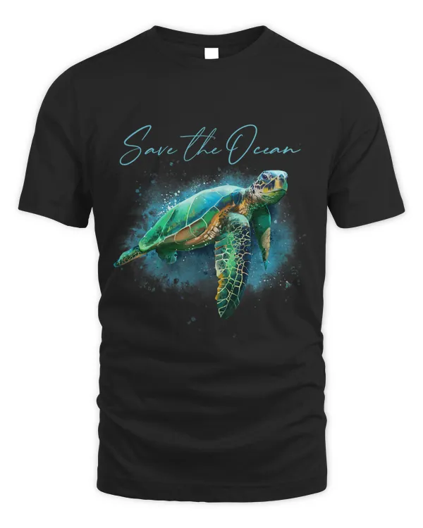 Save The Ocean Sea Turtle Environmental Awareness 238