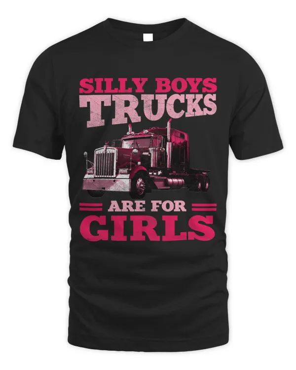 Trucker Gifts Tractor Trailer 18 Wheeler Trucks For Girls
