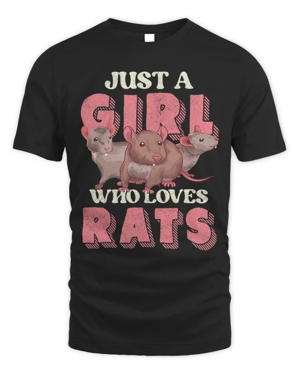 Rodent Pet Owner Just A Girl Who Loves Rats Animal Rat 132