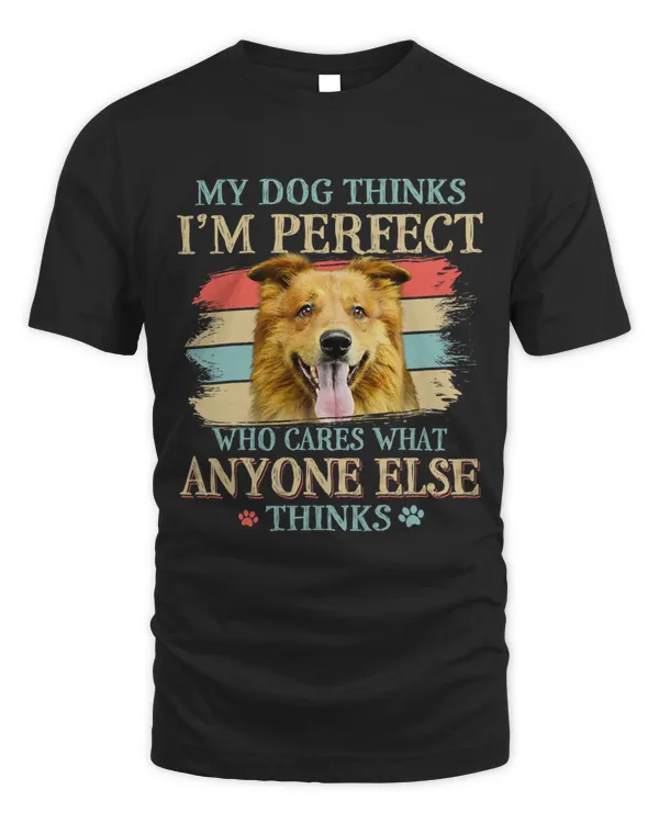 My Dog Thinks Im Perfect Hovawart Dog Retro Style 1