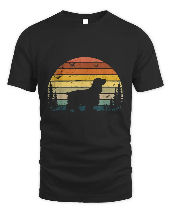 Cocker Spaniel-Vintages Retro Dog Pet