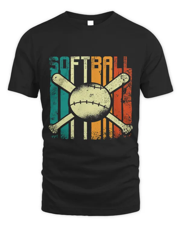 Retro Vintage Softball