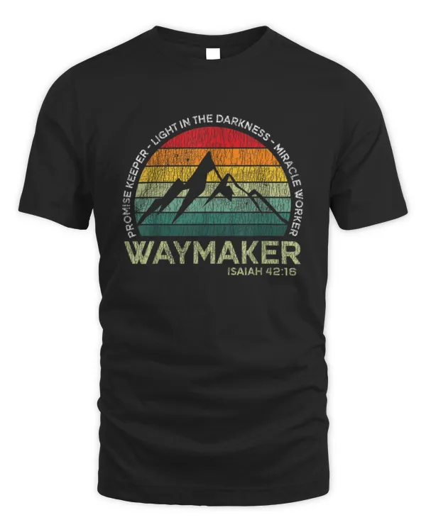 Vintage Waymaker Promise Keeper Miracle Worker Christian - Unisex Standard T-Shirt Unisex Standard T-Shirt