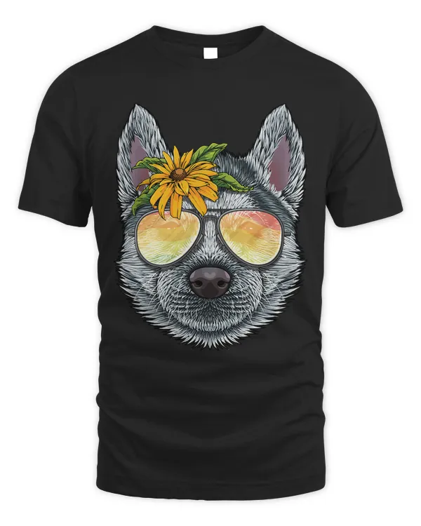 Summer Siberian Husky Tropical Holiday Summer Beach Vacation 53