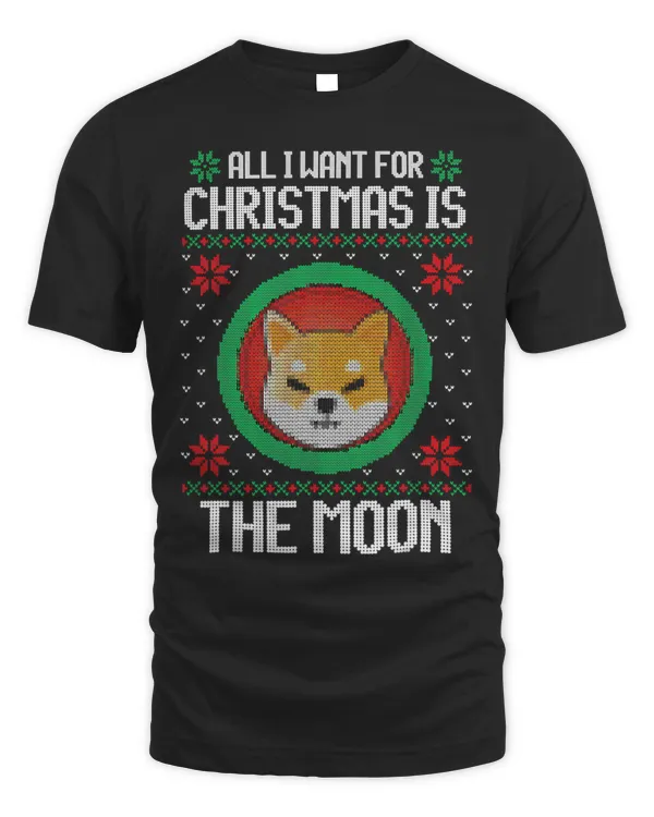 Shiba Inu Crypto Coin Ugly Christmas Shiba Inu 126