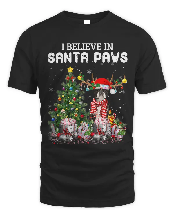 Funny Boston Terrier Dog Christmas Tree Christmas Pajama 68