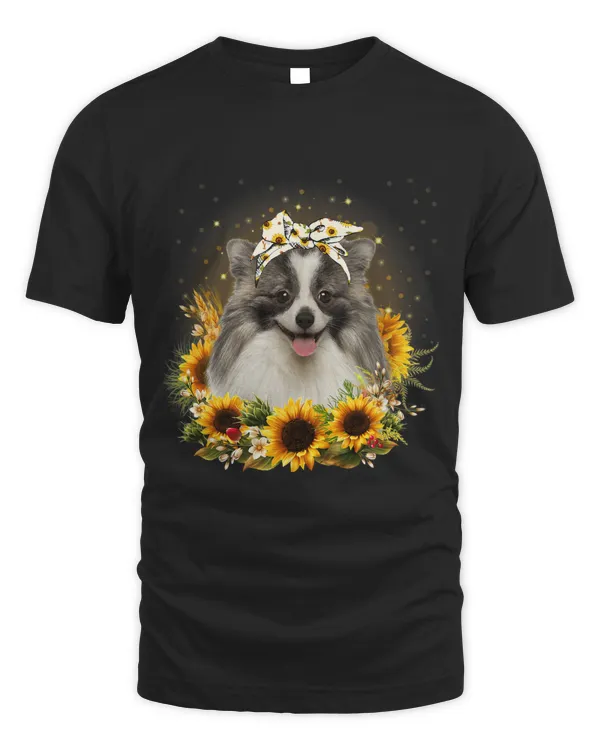 Sunflower German Spitz Dog Mothers Day For Women