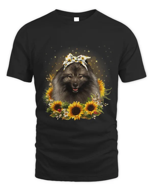 Sunflower Keeshond Dog Mothers Day For Women