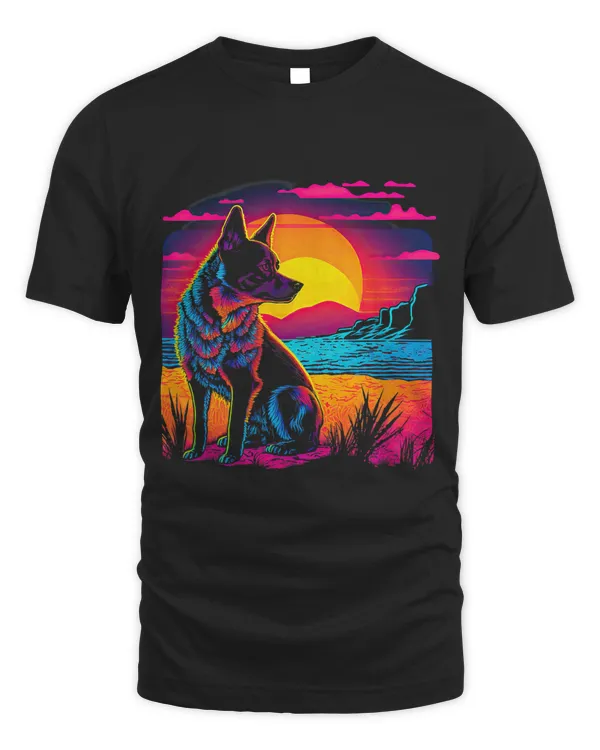 Retro Aesthetic Australian Cattle dog 17