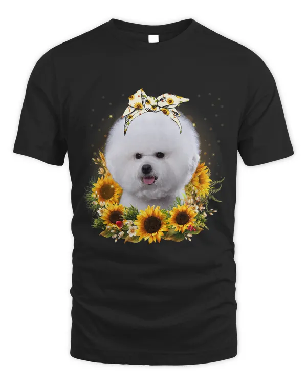 Sunflower Bichon Frise Dog Mothers Day For Women