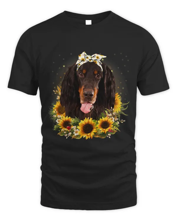 Sunflower Gordon Setter Dog Mothers Day For Women
