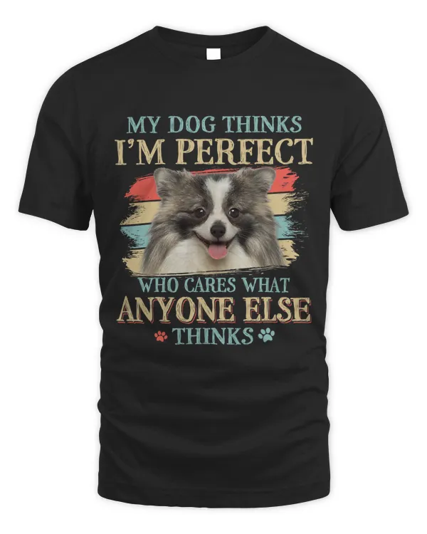 My Dog Thinks Im Perfect German Spitz Dog Retro Style 1