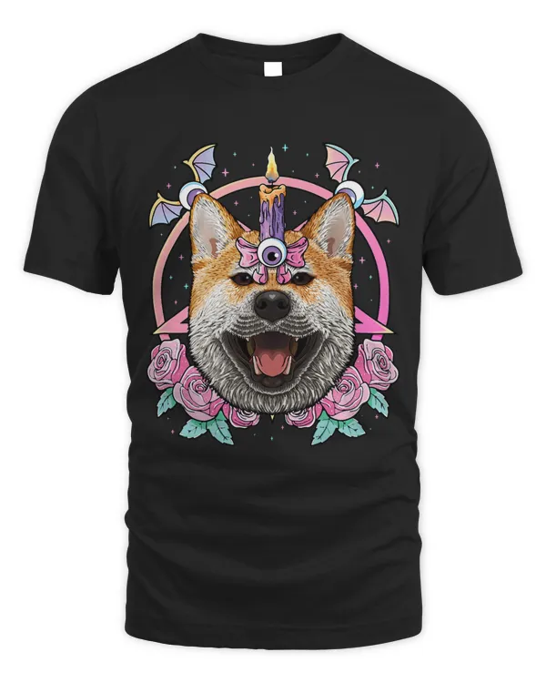 Pastel Goth Shiba Inu Pagan Creepy Menhera Shiba Inu Dog
